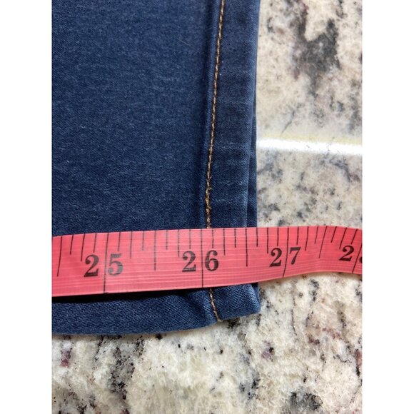 Lee Womens Denim Blue Jeans Petite 6 Easy Fit Medium Wash Preppy Classicore - Picture 12 of 13